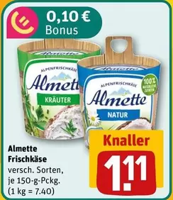 Frischkäse versch. Sorten