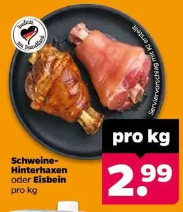 Schweine-Hinterhaxen oder Eisbein