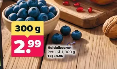 Heidelbeeren Peru Kl.I
