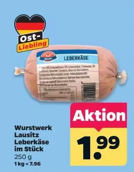 Leberkäse im Stück