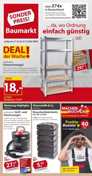 Sonderpreis Baumarkt flugblatt